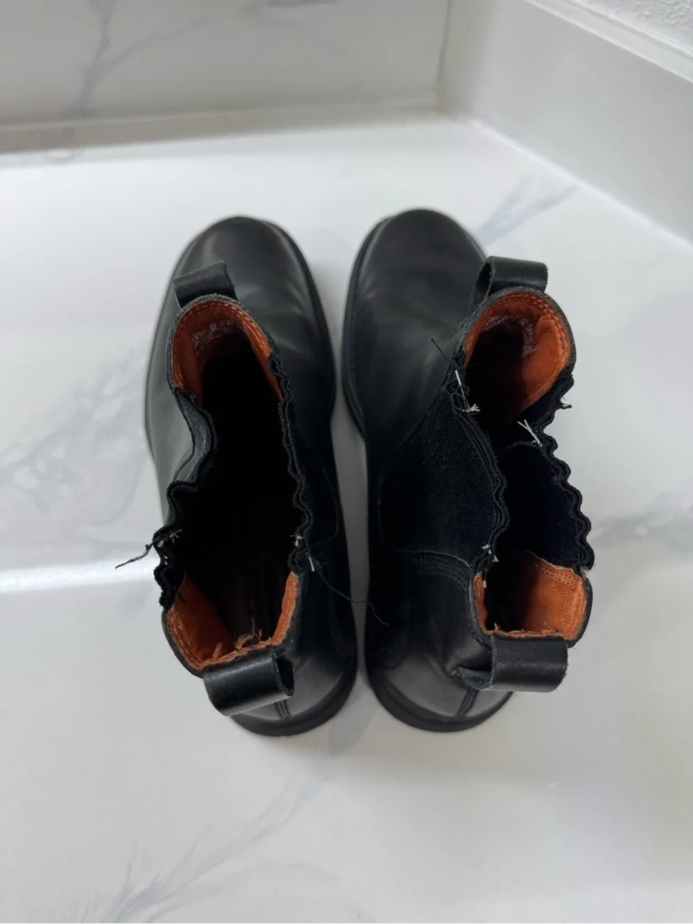 Timberland black leather